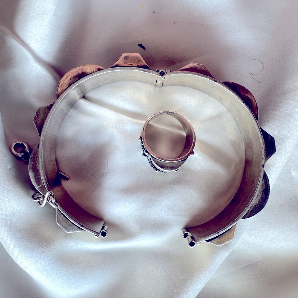 Moroccan Bangle and ring set